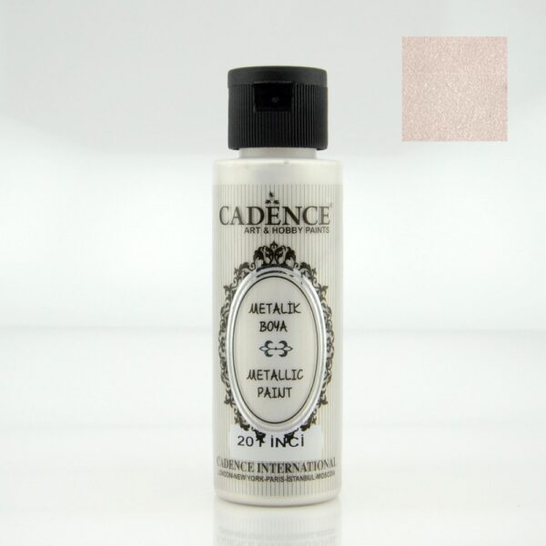 12634_image_cb8f1ac4763c8a34.jpg Cadence Metallic Paint - 201 Pearl, 70ml