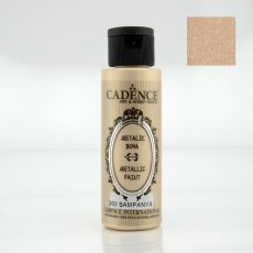 12635_image_fa757e90aa713a47.jpg Cadence Metallic Paint - 202 Champaigne, 70ml