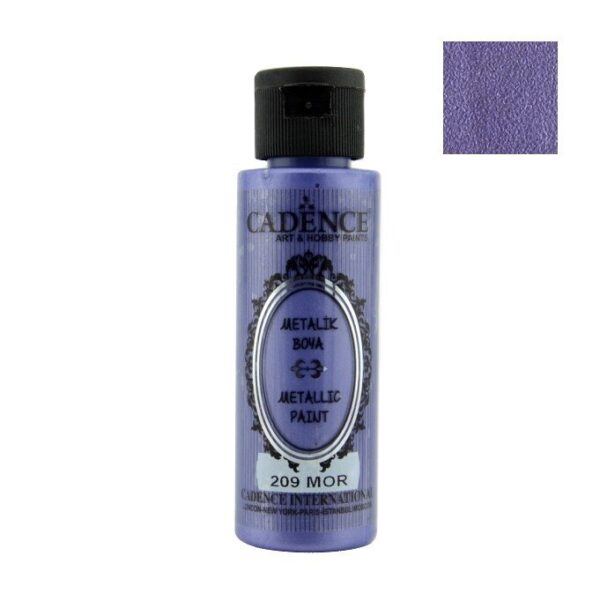 12640_image_c36a69a8a272f18f.jpg Cadence Metallic Paint - 209 Purple, 70ml