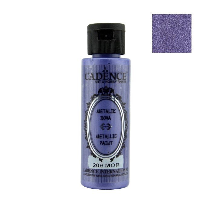 Cadence  Metallic Paint - 209 Purple, 70ml - Bilde 1