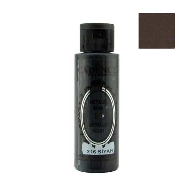 12643_image_e0aa832aa6bece02.jpg Cadence Metallic Paint - 216 Black, 70ml