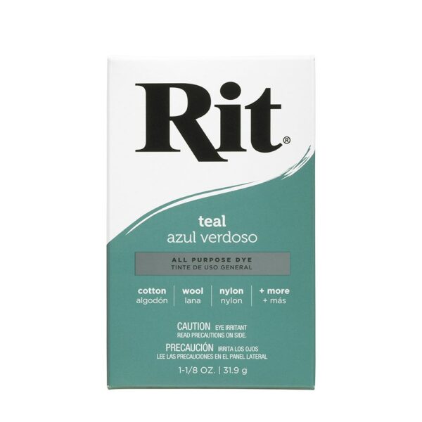 12644_image_bf4edd3493ddc5a0.jpg Rit Powder Dye Tekstilfarge 31,9g – Teal