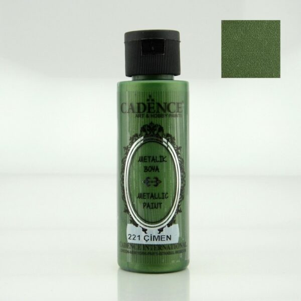 12668_image_be312f3ea7426704.jpg Cadence Metallic Paint - 221 Grass, 70ml