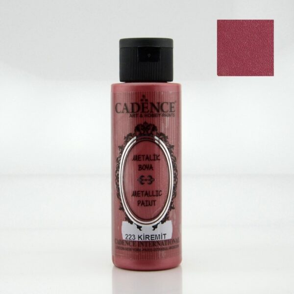 12669_image_02185c8b3331befe.jpg Cadence Metallic Paint - 223 Terracotta, 70ml