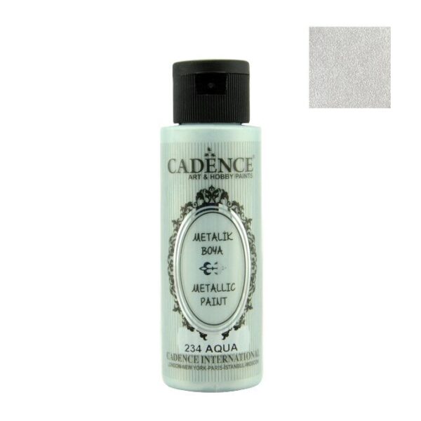 12675_image_512b293956753c9f.jpg Cadence Metallic Paint - 234 Aqua, 70ml