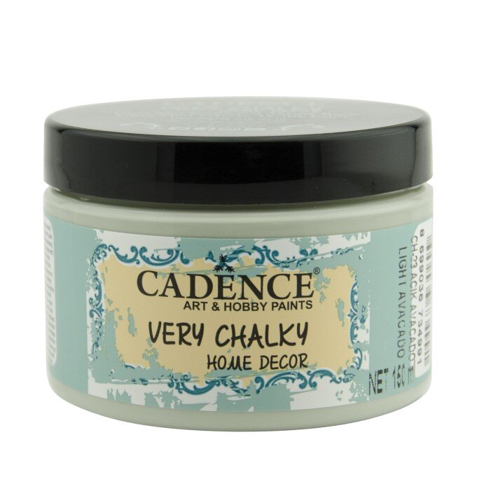 Cadence Very Chalky Home Decor Ultra Matt Velvety Acrylic Paint - CH-23 Light Avocado, 150ml - Bilde 1