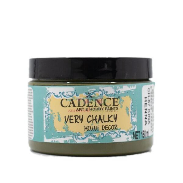 12703_image_b5276b3e35f2b1d3.jpg Cadence Very Chalky Home Decor Ultra Matt Velvety Acrylic Paint - CH-57 Henna, 150ml