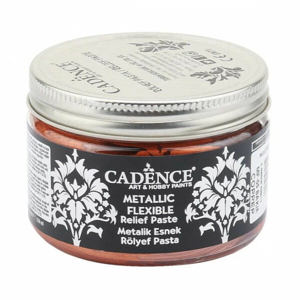 12749_image_2dd893cfe7b06927.jpg Cadence Metallic Flexible Relief paste - MF-05 Copper, 150ml