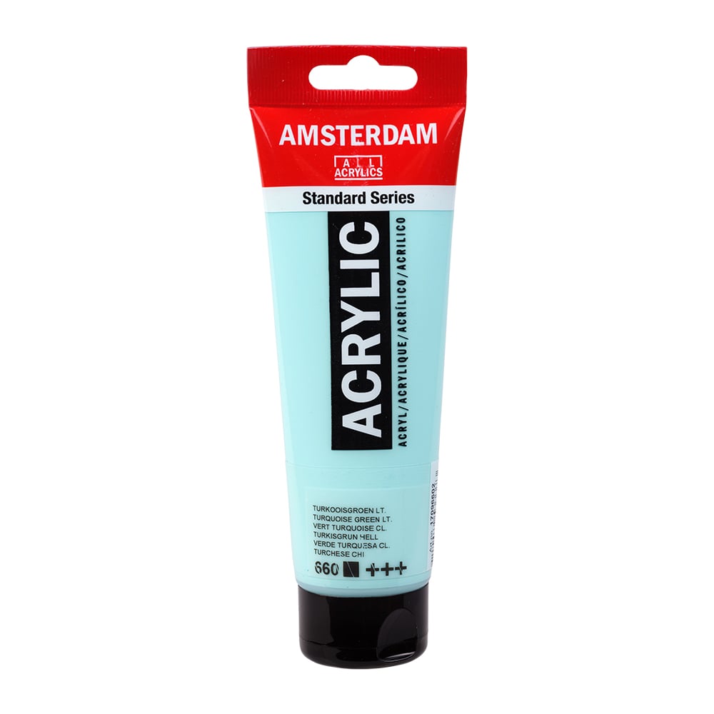 Amsterdam Standard 120ml – 660 Turquoise Green Light - Bilde 1