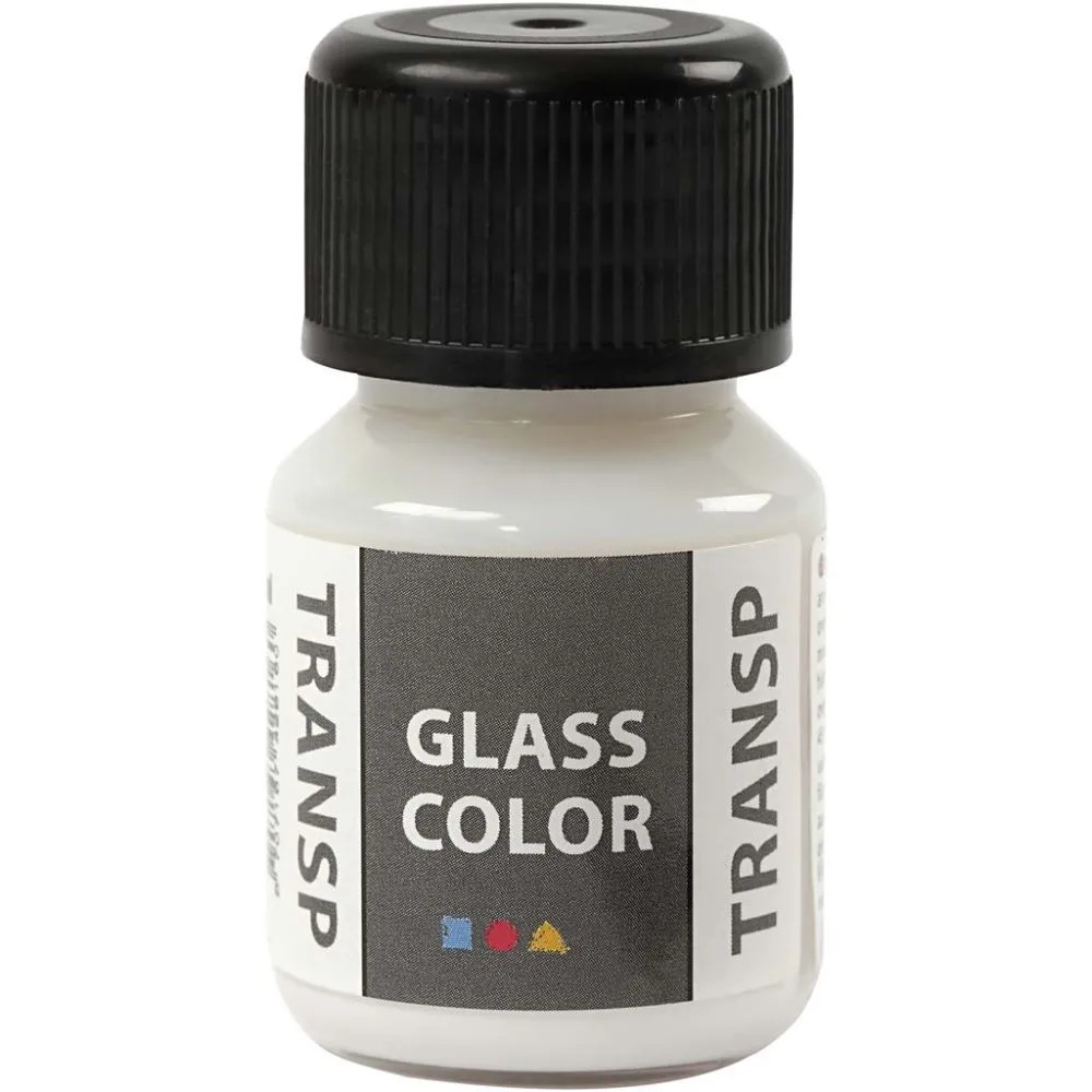 Glass Color Transparent, Hvit, 30 ml, - Bilde 1