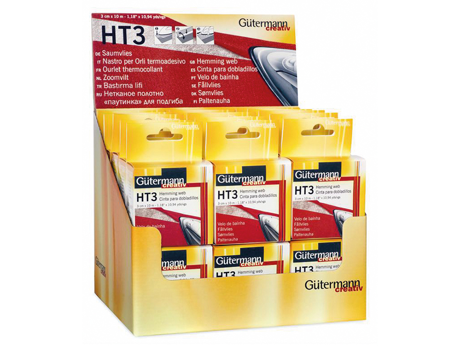 Gütermann HT3 Sømfix – 3cm x 10m 1stk - Bilde 1