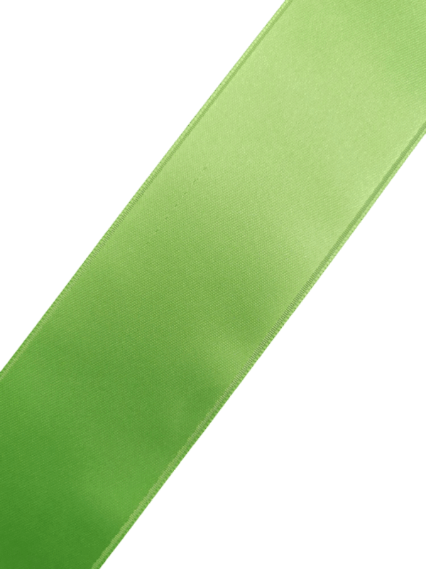 Satin Luxe Double Face 3mm Eple Grønn