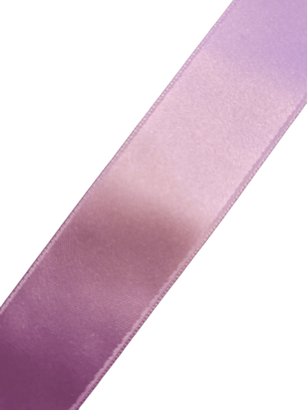 Satin Luxe Double Face 25mm Lavendel