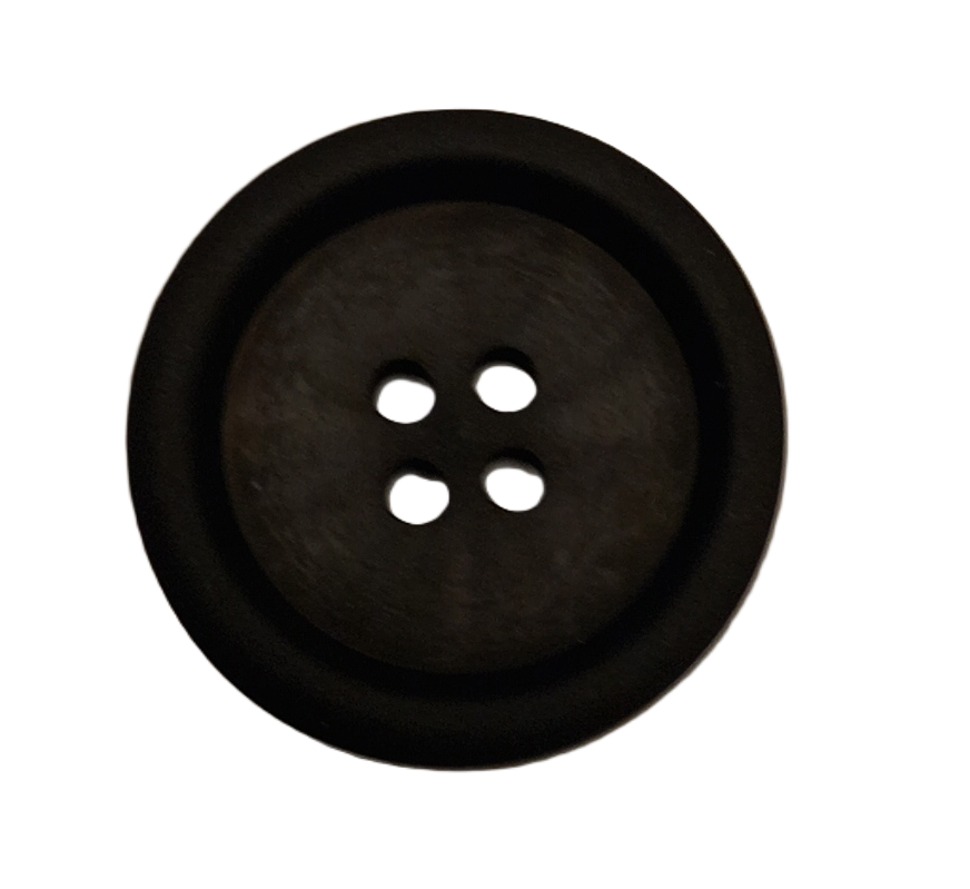 Knapp 4 hulls 25mm Sort - Bilde 1