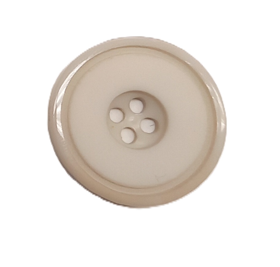 Knapp 4 hulls 25mm Beige - Bilde 1