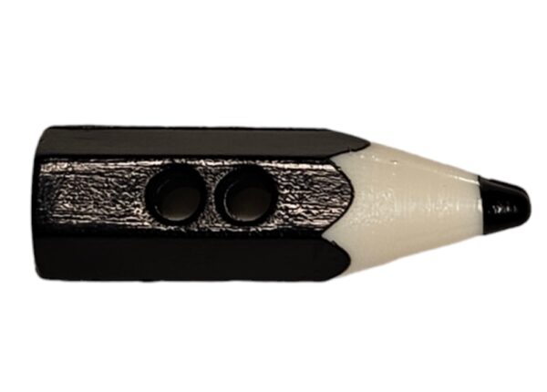 13186_image_178769cd7c254916.jpg Barneknapp, 2 hulls 18mm Blyant, Sort