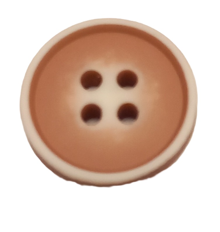 Knapp, 15mm 2hulls Rosa - Bilde 1