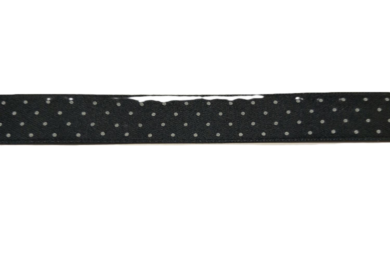 Bånd Sort m/prikker - Bilde 1