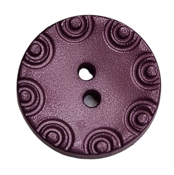 Knapp, 2 hulls, 13mm Gammel Rosa