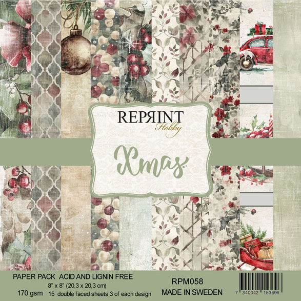 Reprint X-Mas Collection 8x8 Blokk