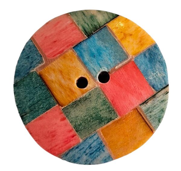 Treknapp, 30mm Multicolor