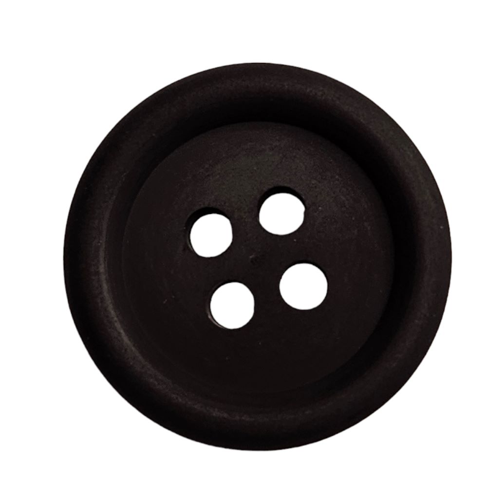 Knapp, 4 hulls,18mm Sort - Bilde 1