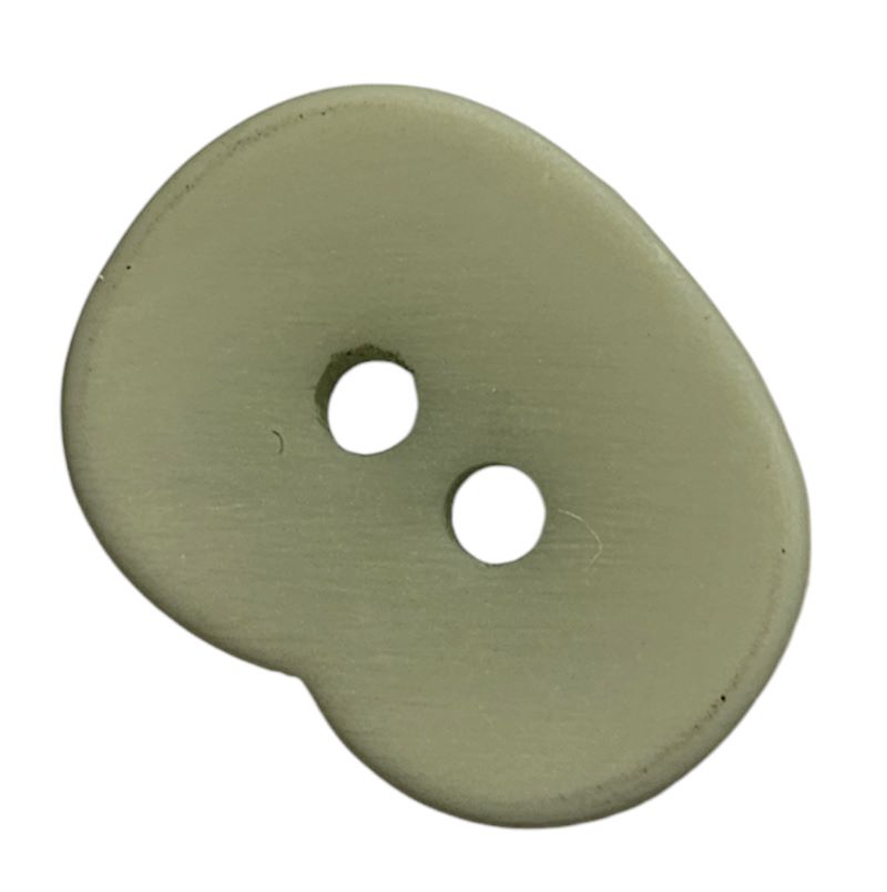 Knapp 2 hulls 18mm Støv grønn - Bilde 1