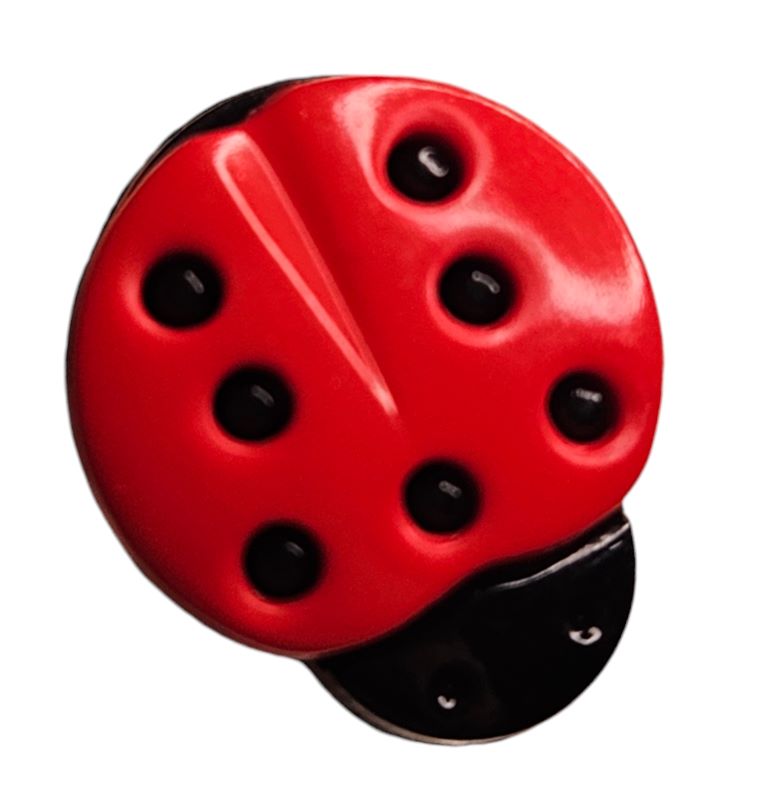 Knapp  14mm Marihøne - Bilde 1