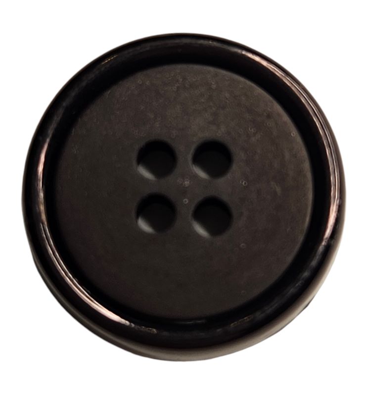 Knapp 4 hulls 18mm Sort - Bilde 1