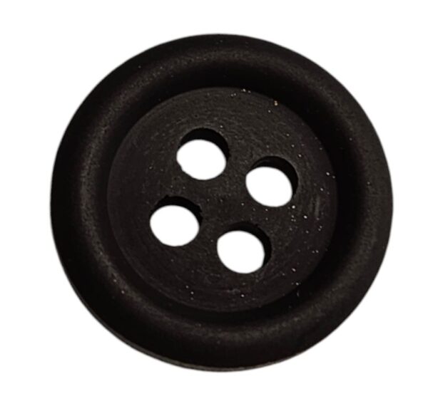 Knapp 4 hulls 13mm Sort