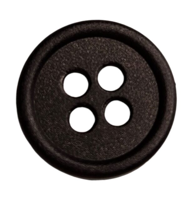 Knapp 4 hulls 13mm Sort