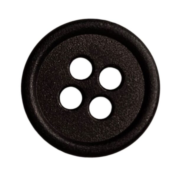 Knapp 4 hulls 13mm Sort