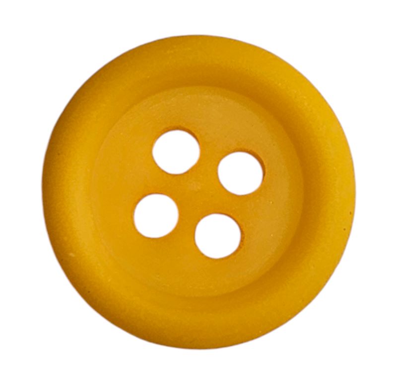 Knapp 4 hulls 13mm Gul - Bilde 1