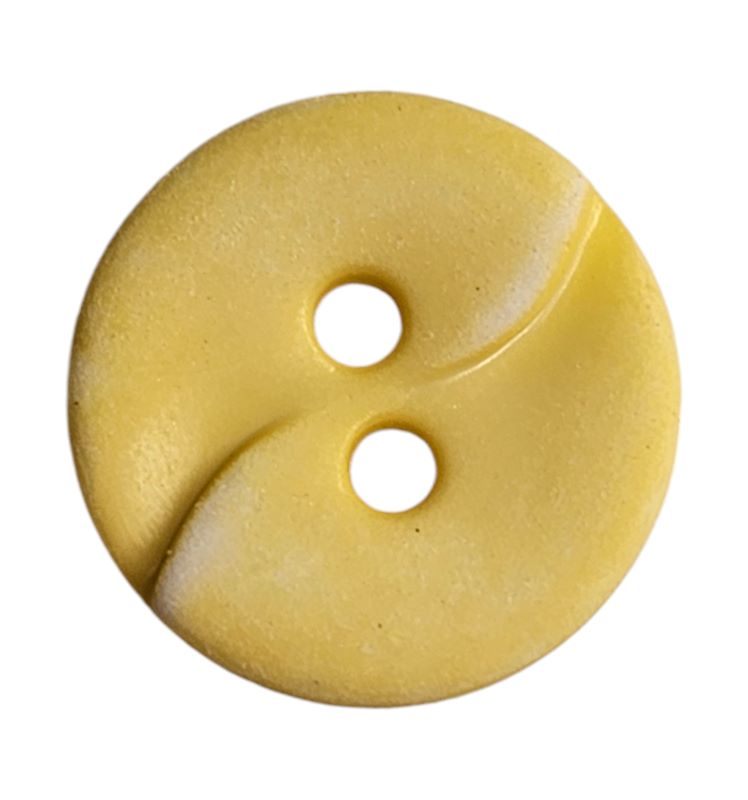Knapp 2 hulls 13mm Gul - Bilde 1