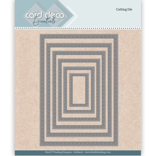 Card Deco Essentials Dies - Nesting Cross Stitch Border