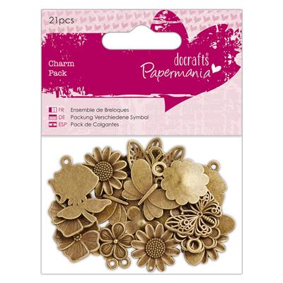 Charm Pack Papermania - Flower & Butterflies