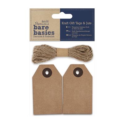 Kraft Gift Tags & Jute (20pk)