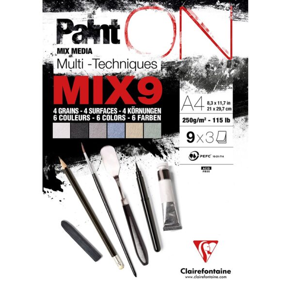 Mix Media Papirblokk  A4