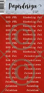 13594_image_bce320941b140751.jpg Papirdesign Klistremerker Jul, rød 1