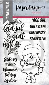 Papirdesign Stempel Julebamse