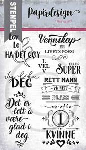 Papirdesign Stempel En kvinne