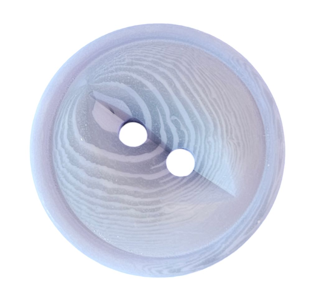 Knapp 2 hulls 22mm, Ml.Blå - Bilde 1