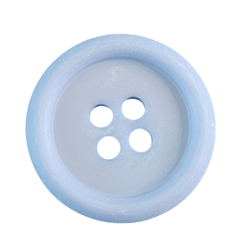 Knapp 4 hulls 11mm, Blå - Bilde 1