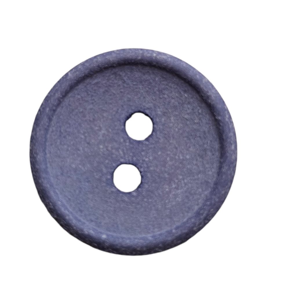 Knapp 2 hulls 15mm, Blå - Bilde 1