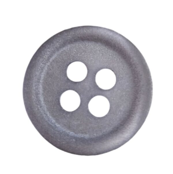 Knapp 4 hulls 13mm L.Grå