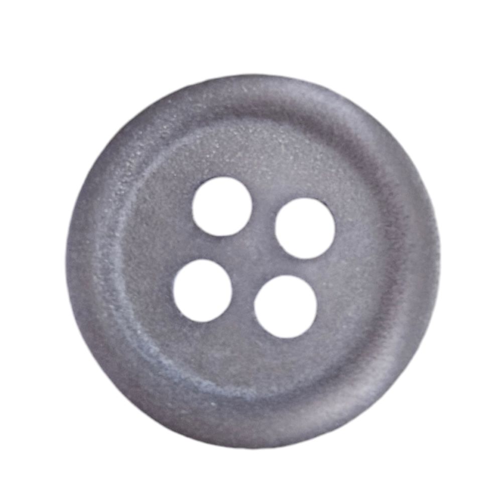 Knapp 4 hulls 13mm L.Grå - Bilde 1