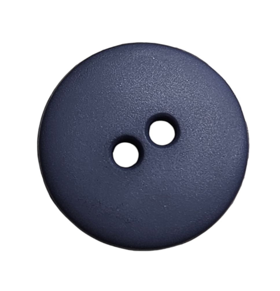 Knapp 2 hulls 18mm Hav blå - Bilde 1