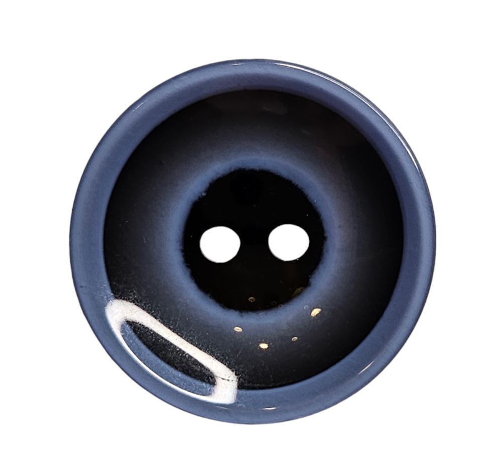 Knapp 2 hulls 22mm Blå - Bilde 1