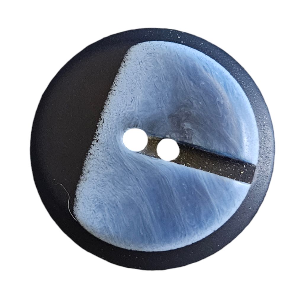 Knapp 2 hulls 15mm Blå - Bilde 1