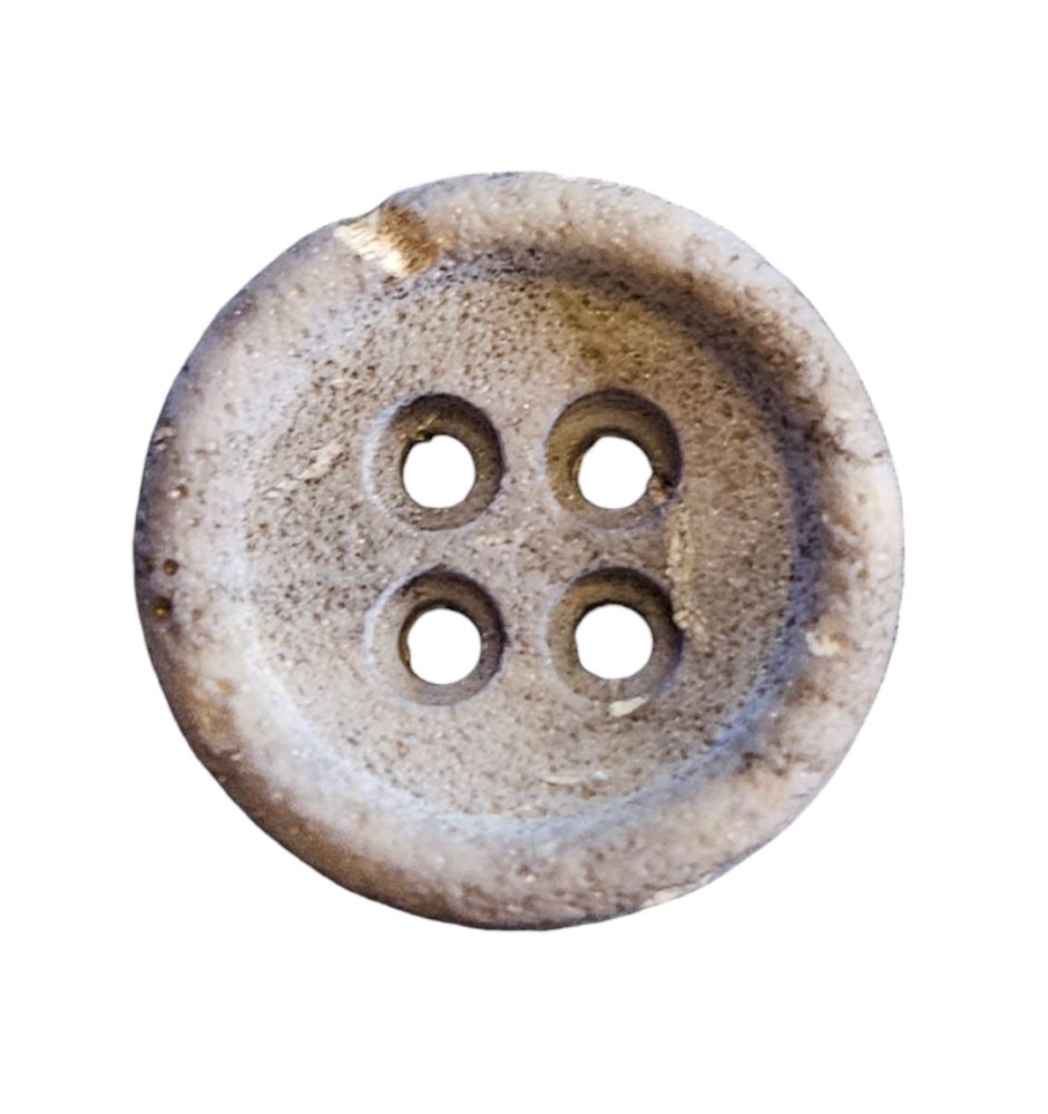 Knapp 4 hulls 15mm Grå - Bilde 1